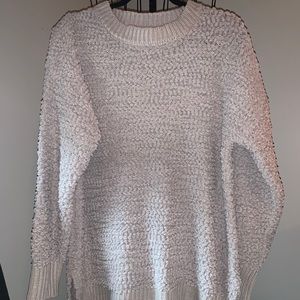 Zenana Premium Soft Gray Popcorn Sweater XL